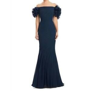 NEW DAYMOR off the shoulder dress in navy